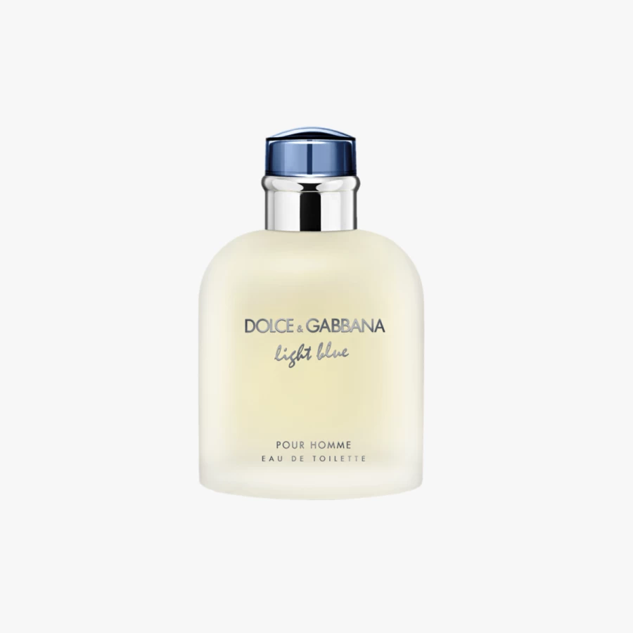 Dolce & Gabbana Light Blue Pour Homme Eau de Toilette for Men 100ml - Fresh Citrus Aromatic Fragrance