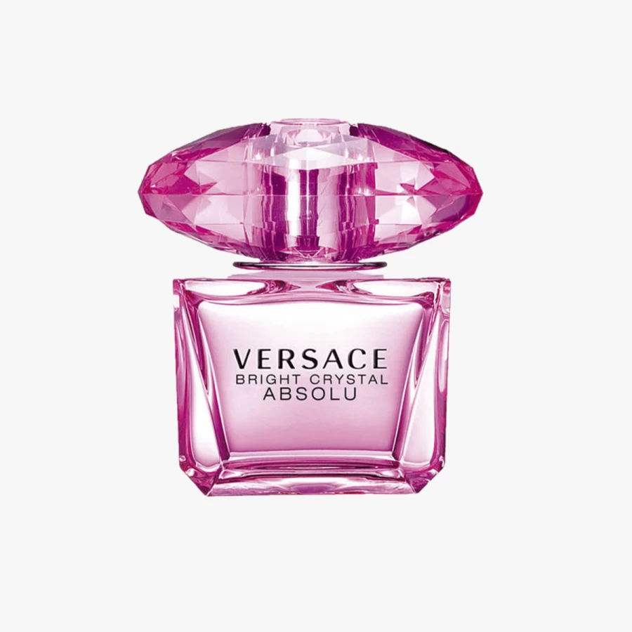 Versace Bright Crystal Absolu Eau de Parfum 90ml for Women - Luxury Floral Fragrance, Duty-Free
