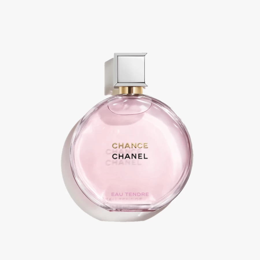Chanel Chance Eau Tendre Eau de Toilette 100ml for Women - Fresh Floral Fragrance, Duty-Free Perfume