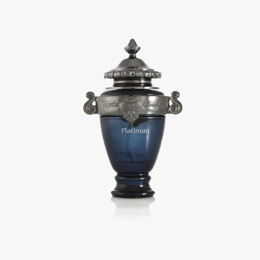 Arabian Oud Majestic Platinum EDP Perfume for Men & Women - 100ml Luxury Scent, Duty-Free