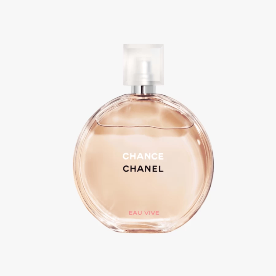 Chanel Chance Eau Vive Eau de Toilette 100ml Spray - Fresh Floral Fragrance for Women - Duty-Free Perfume