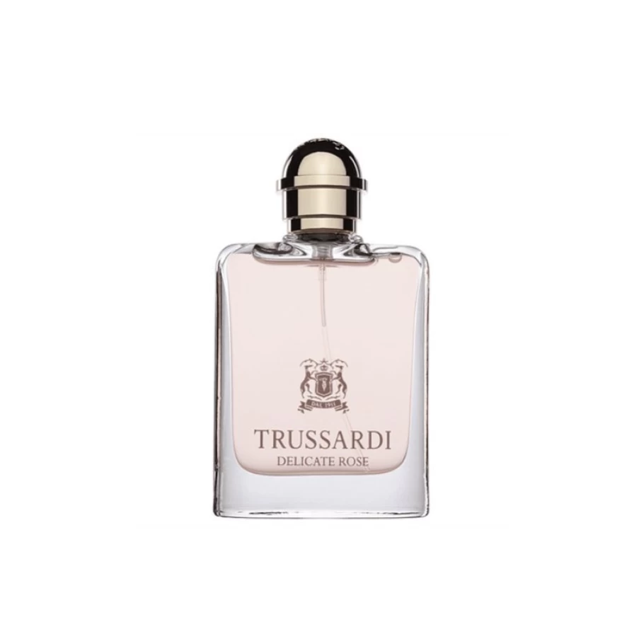 Trussardi Delicate Rose Eau de Toilette 100ml for Women - Floral Fragrance, Duty-Free Perfume
