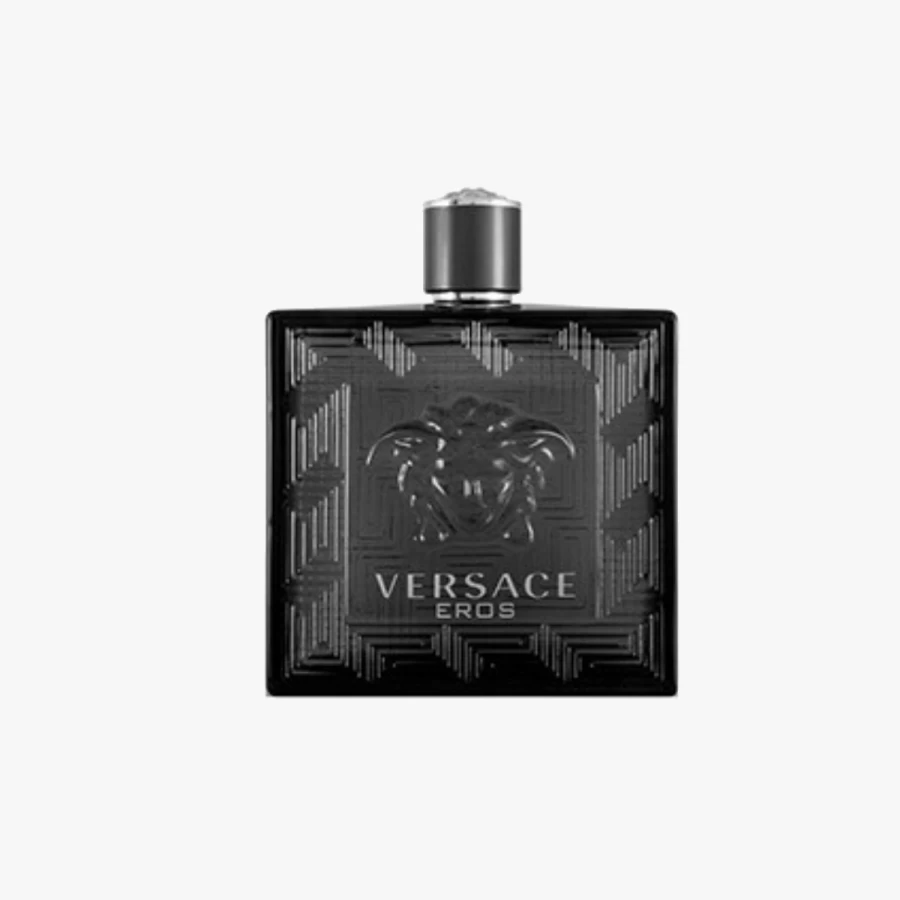 Versace Eros Black Eau de Toilette for Men, 100ml Luxury Fragrance, Duty-Free Perfume