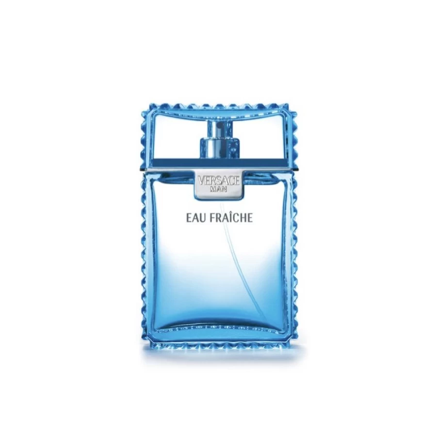 Versace Eau Fraiche Eau de Toilette Spray for Men, 3.4 oz (100 ml) - Fresh Citrus Scent, Duty-Free Luxury Cologne